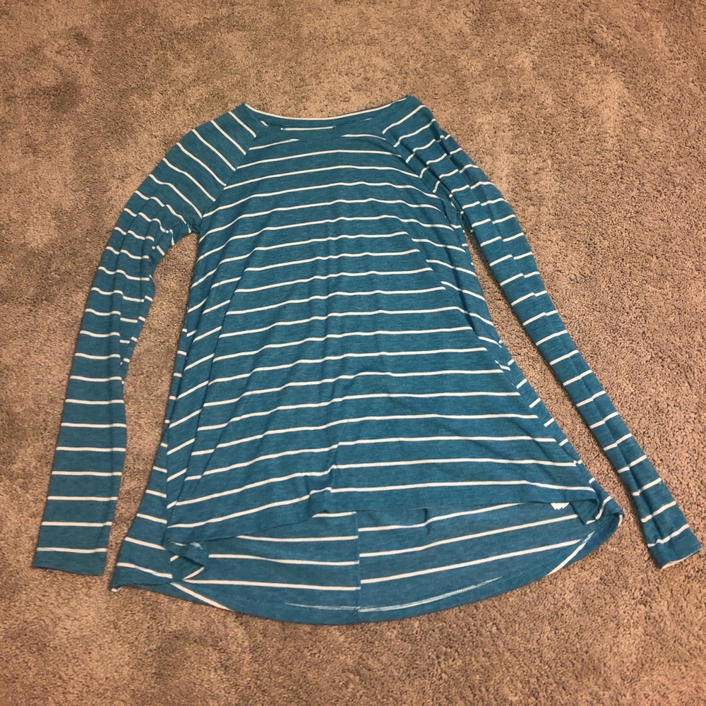 Hollister XS long sleeve striped shirt